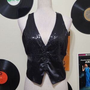 Body Central | Y2K Sequined Vest